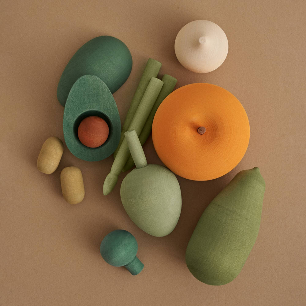 Wooden Vegetables Set  - New Vegetables