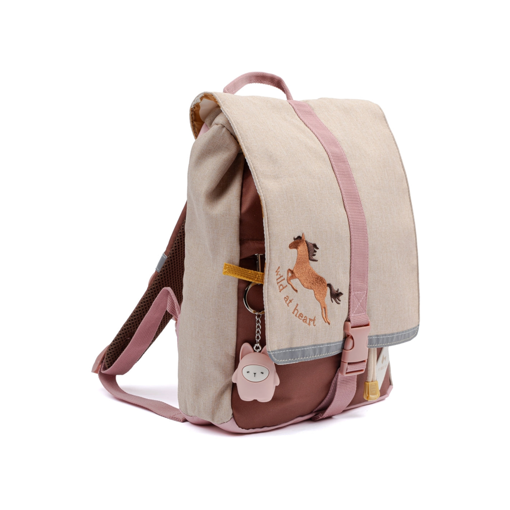 Backpack Small - Wild At Heart - Pink/Caramel