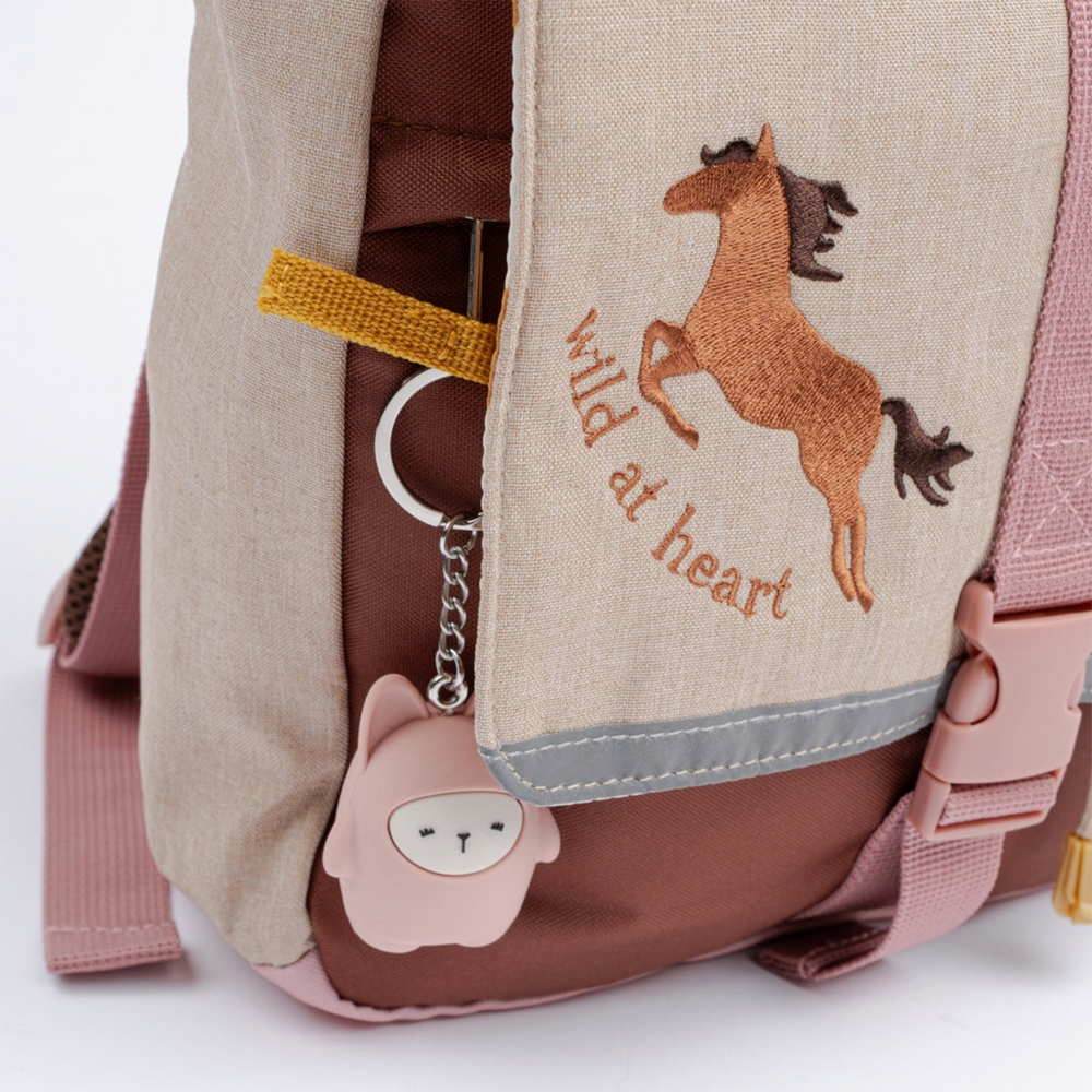 Backpack Small - Wild At Heart - Pink/Caramel