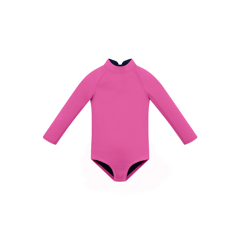 Long Sleeve Paddle Suit - Fuchsia Pink