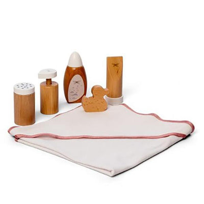 Wooden Role Play Bathing Set