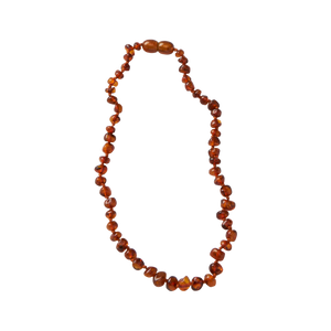 Amber Necklace - Cognac