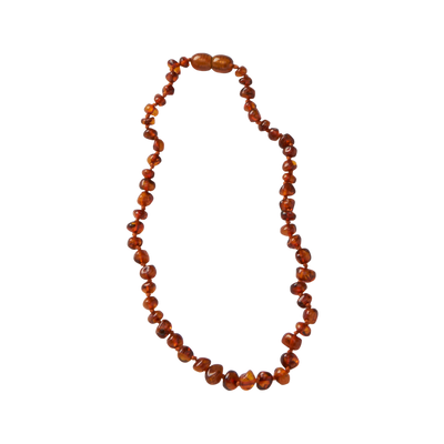 Amber Necklace - Cognac